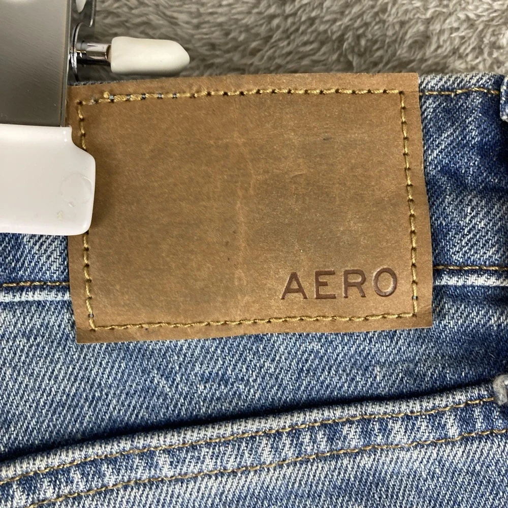 Aeropostale Aero Jeans Men's Size 36x32 Athletic Slim Fit Stretch Blue Denim - Picture 10 of 15